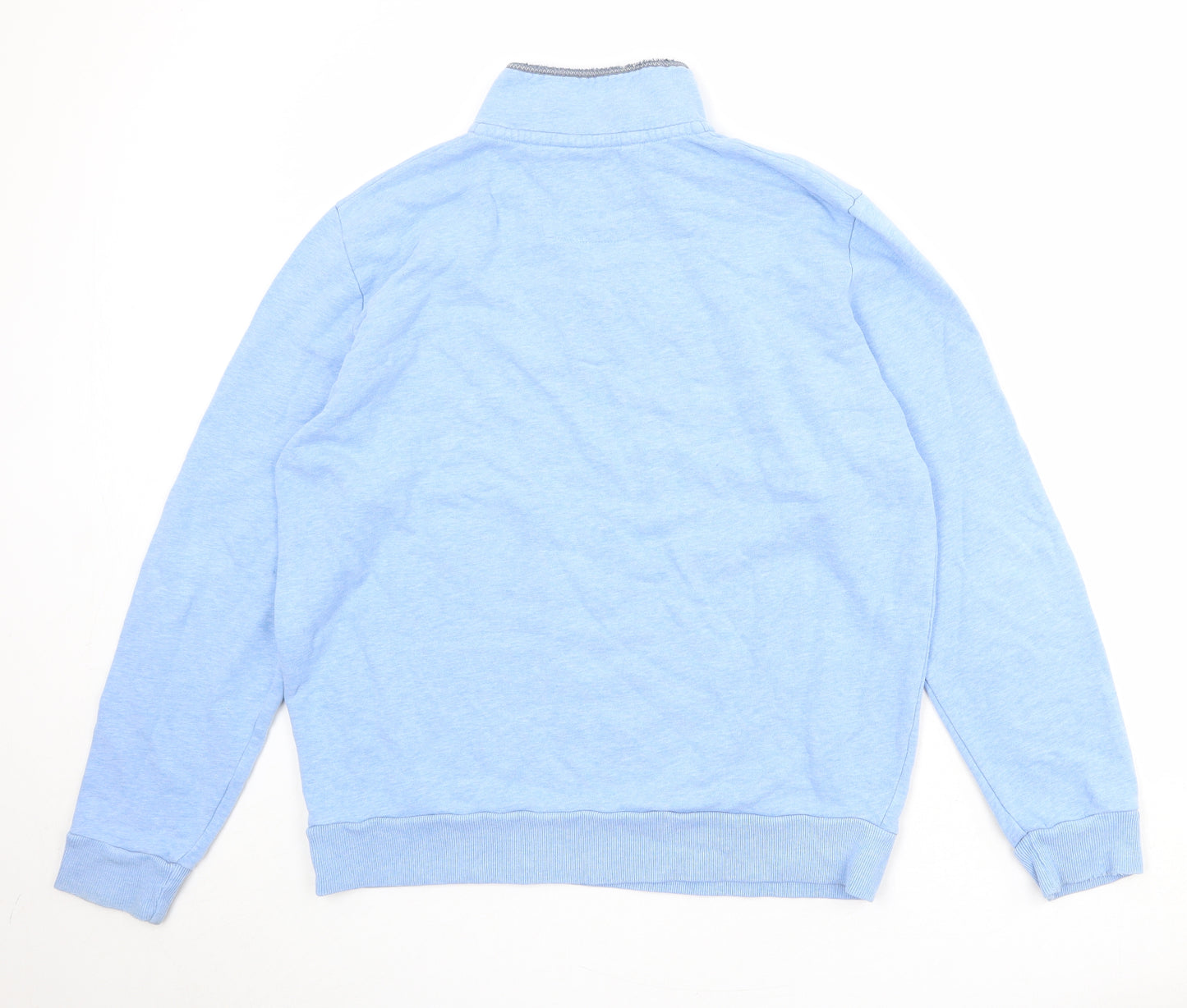 Crew Clothing Mens Blue Cotton Pullover Sweatshirt Size XL