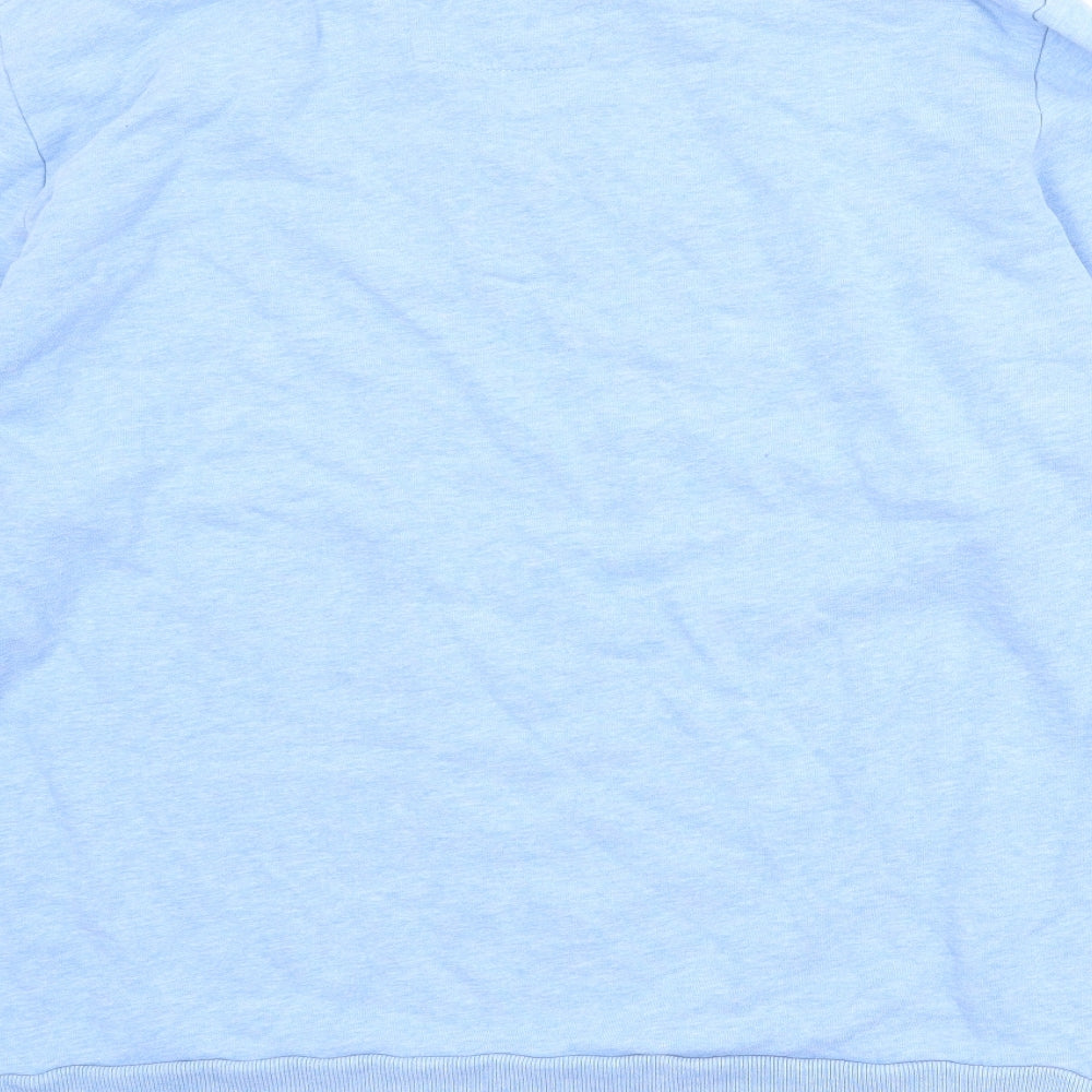 Crew Clothing Mens Blue Cotton Pullover Sweatshirt Size XL