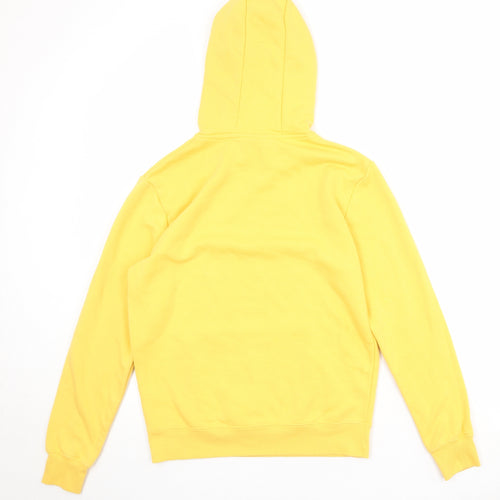 Wu-Tang Mens Yellow Cotton Pullover Hoodie Size M