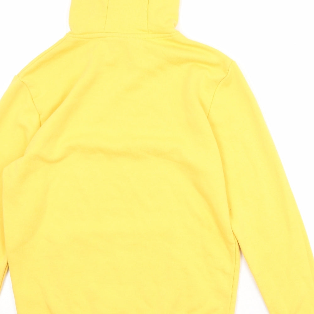 Wu-Tang Mens Yellow Cotton Pullover Hoodie Size M