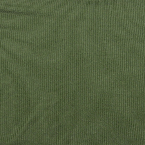 Divided by H&M Womens Green Mock Neck Polyester Pullover Jumper Size M