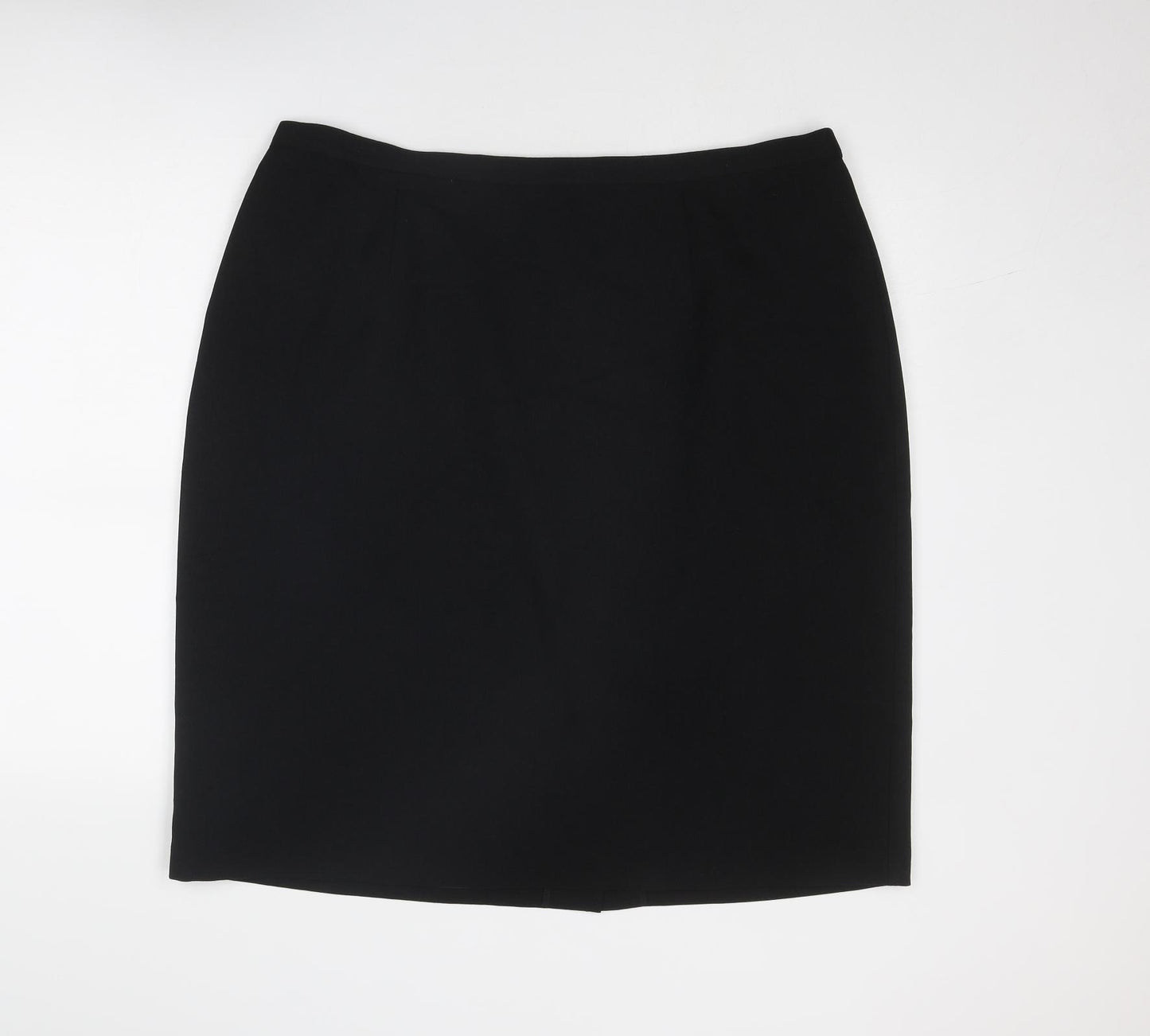 EWM Womens Black Polyester Cargo Skirt Size 24 Zip