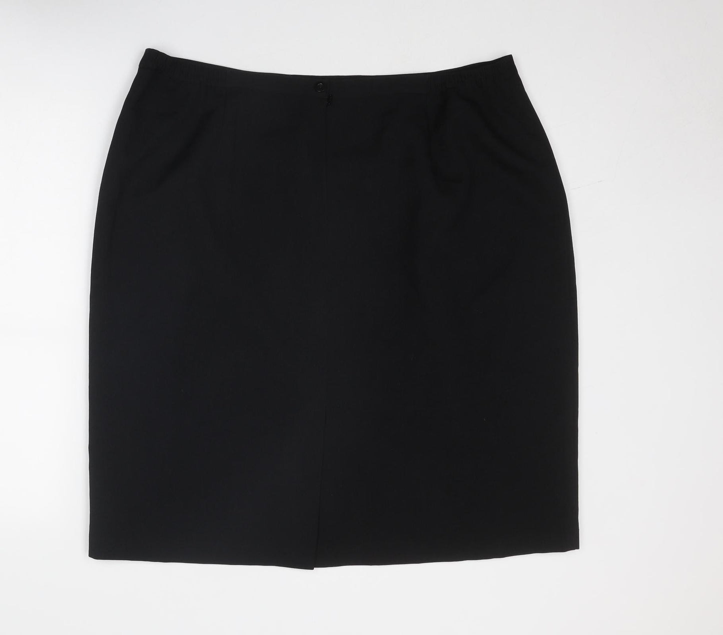 EWM Womens Black Polyester Cargo Skirt Size 24 Zip