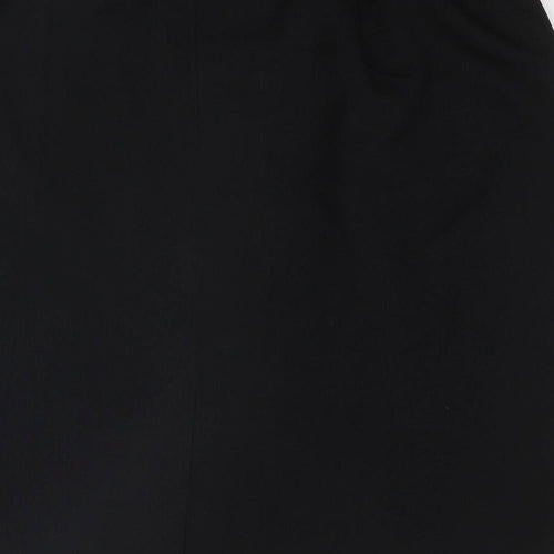 EWM Womens Black Polyester Cargo Skirt Size 24 Zip