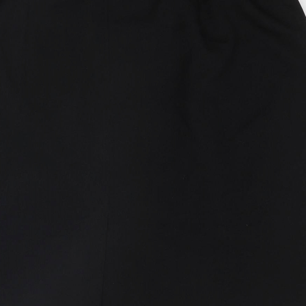 EWM Womens Black Polyester Cargo Skirt Size 24 Zip