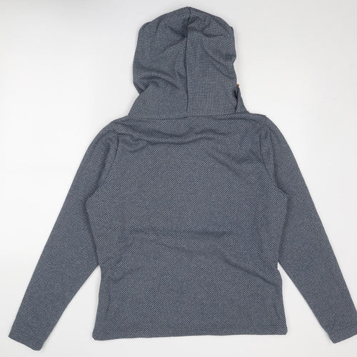 Ayacucho Womens Blue Polyester Pullover Hoodie Size XL Pullover