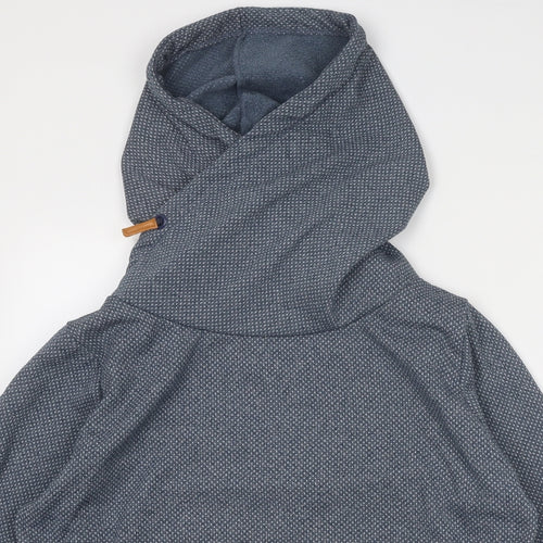 Ayacucho Womens Blue Polyester Pullover Hoodie Size XL Pullover