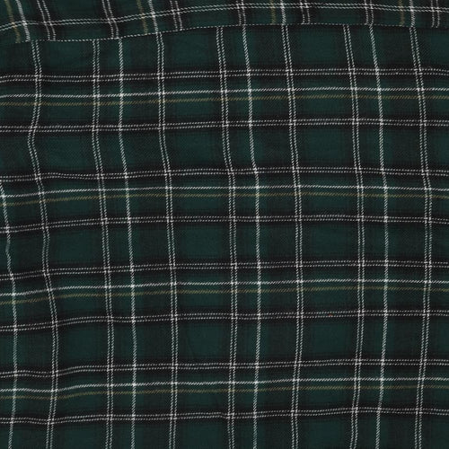 Blue Castle Mens Green Plaid Jacket Size 2XL Button