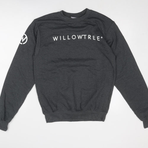 Champion Mens Grey Cotton Pullover Sweatshirt Size S