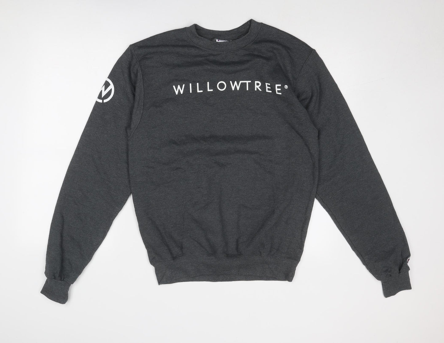 Champion Mens Grey Cotton Pullover Sweatshirt Size S