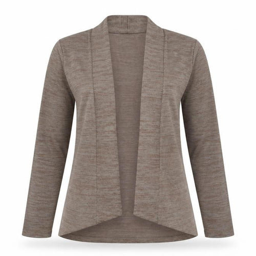 Tigi Womens Brown V-Neck Polyester Cardigan Jumper Size 10 - Size 10-12