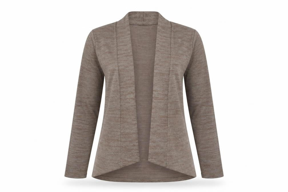 Tigi Womens Brown V-Neck Polyester Cardigan Jumper Size 10 - Size 10-12
