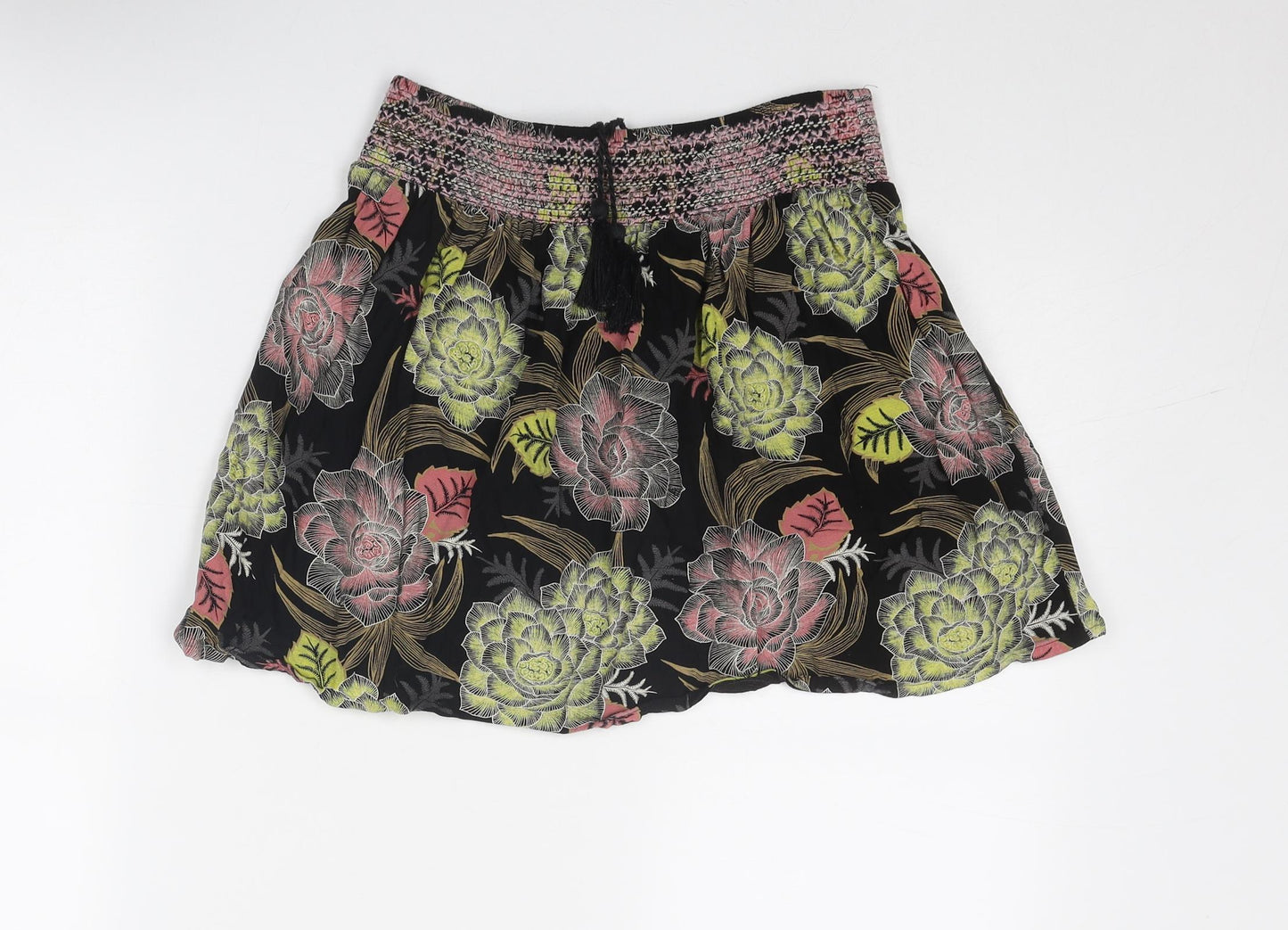 NEXT Womens Multicoloured Floral Polyester Skater Skirt Size 6
