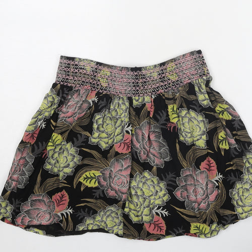 NEXT Womens Multicoloured Floral Polyester Skater Skirt Size 6
