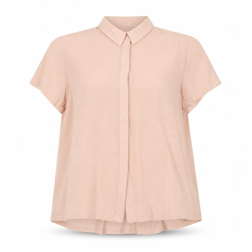 French Connection Womens Pink Polyester Basic Button-Up Size XS Collared