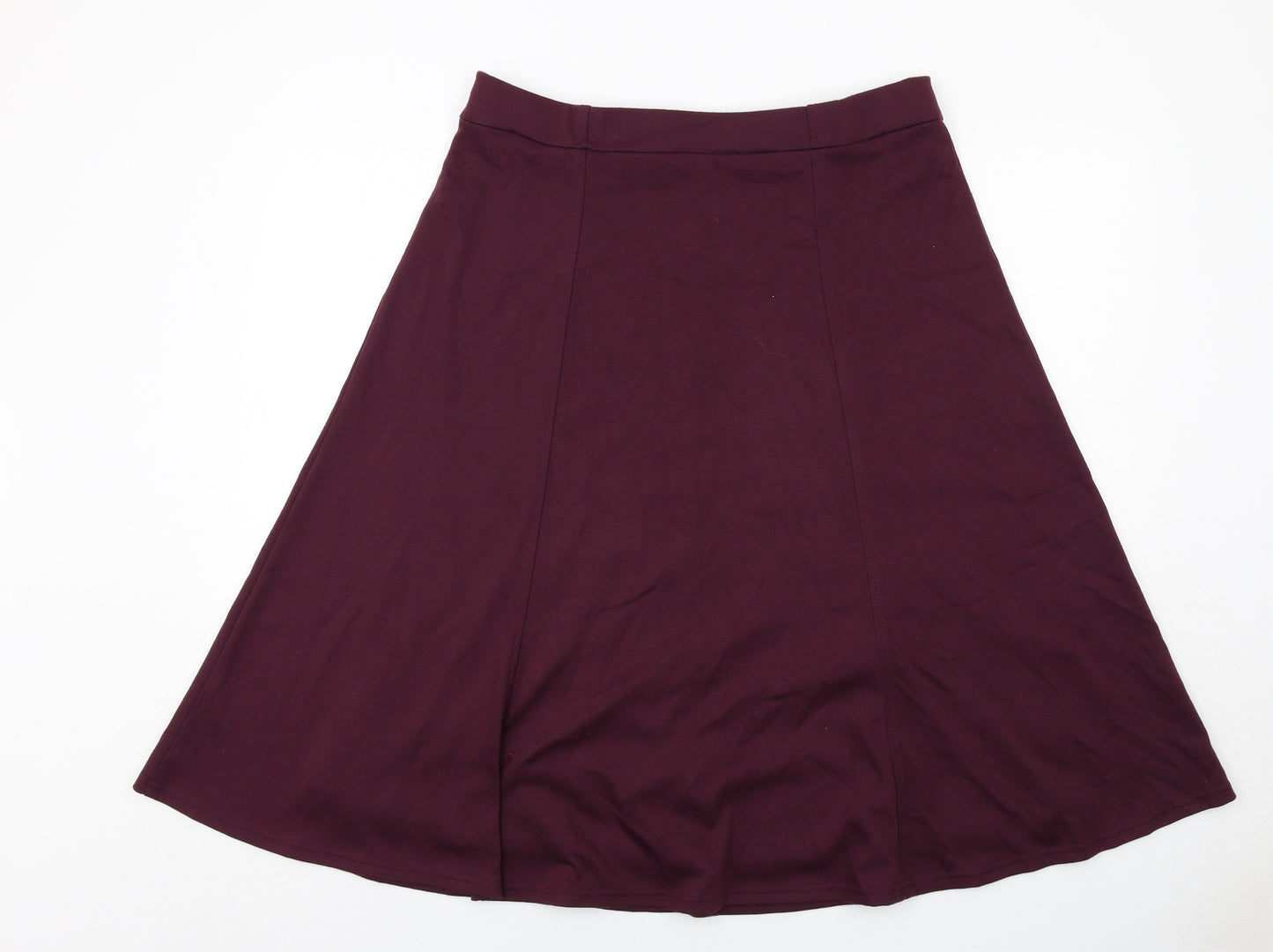 Eastex Womens Purple Polyester Swing Skirt Size 16
