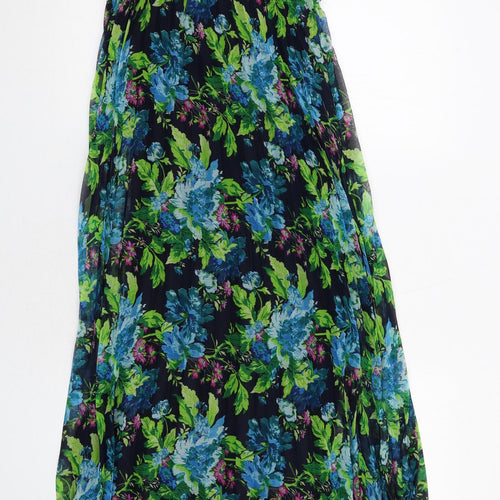 PARISIAN SIGNATURE Womens Multicoloured Floral Polyester Maxi Size 12 V-Neck Pullover