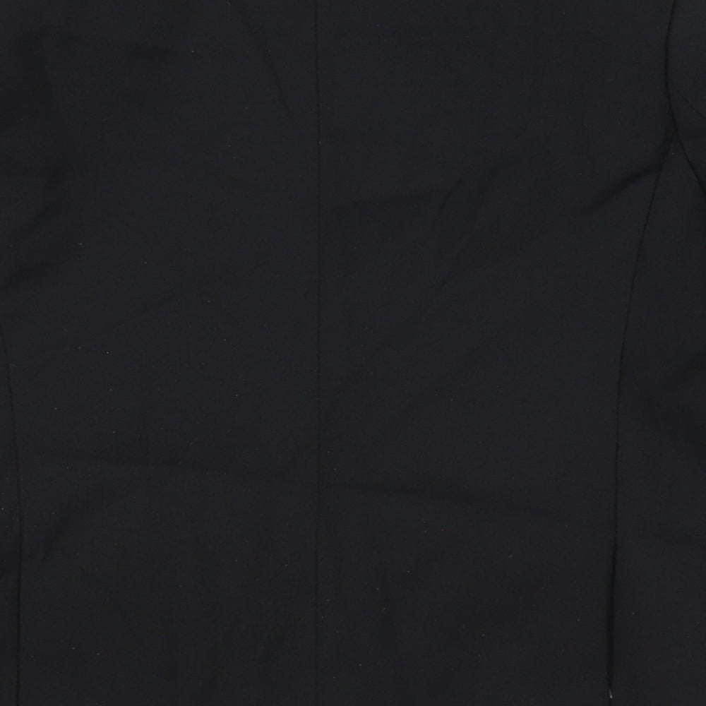 Marks and Spencer Boys Black Jacket Blazer Size 4-5 Years Button