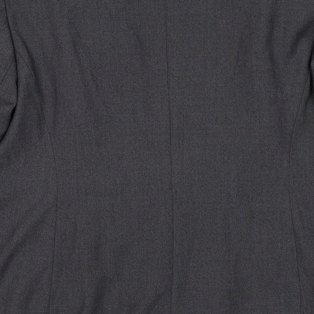 Marks and Spencer Womens Grey Polyester Jacket Suit Jacket Size 22