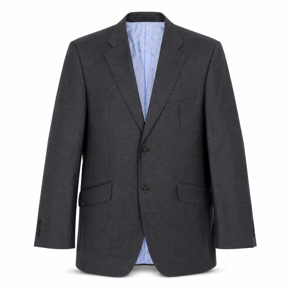 Allen Mens Grey Wool Jacket Suit Jacket Size 42 Regular