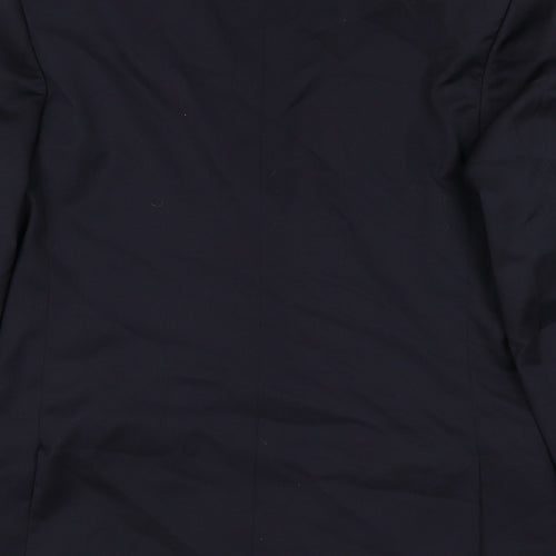 Kings & Allen Mens Blue Polyester Jacket Suit Jacket Size 44 Regular