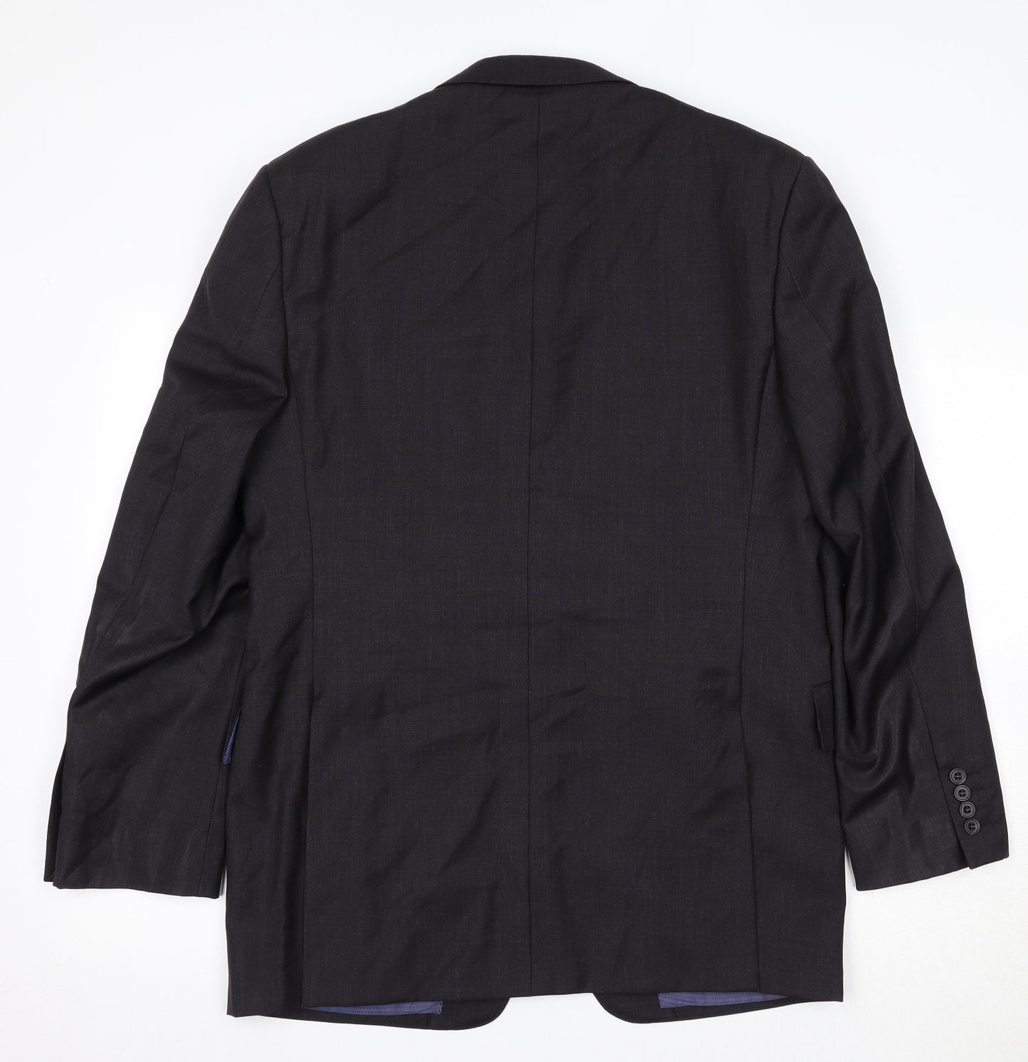 Marks and Spencer Mens Black Wool Jacket Suit Jacket Size 40 Regular