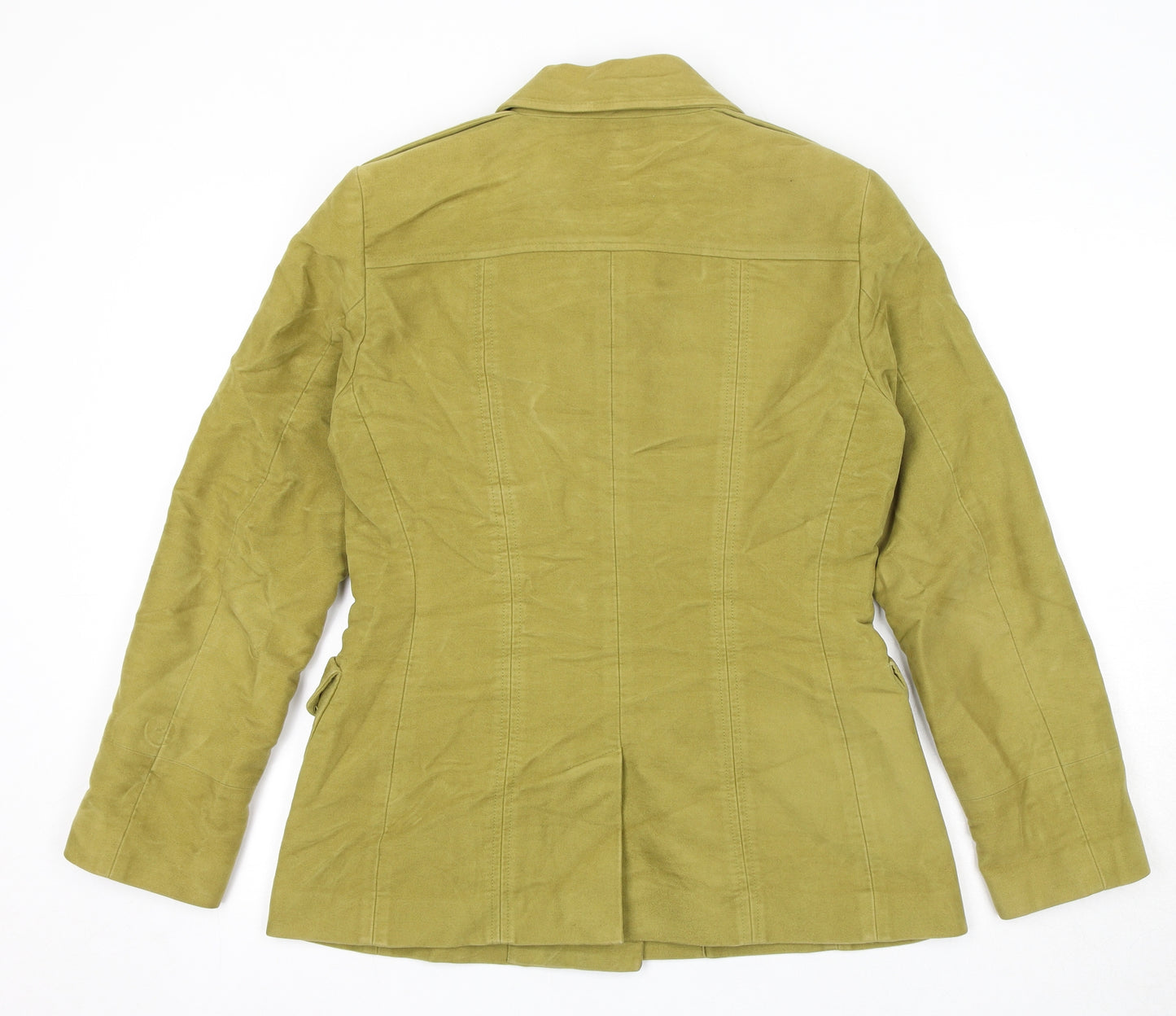 Jigsaw Womens Green Jacket Size M Button
