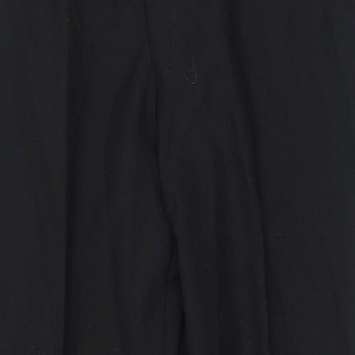 Canada Mens Black Polyester Trousers Size 36 in L28 in Regular Zip