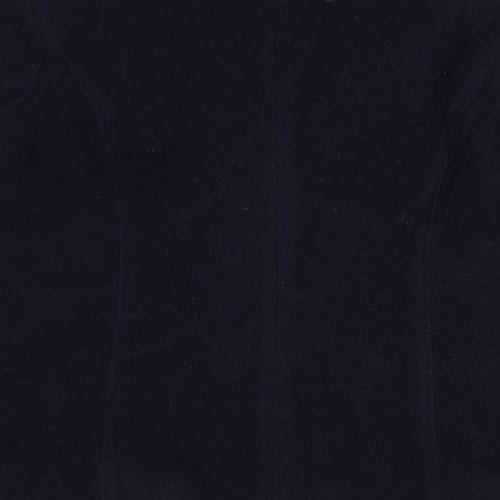 Marks and Spencer Womens Blue Pea Coat Coat Size 24 Button