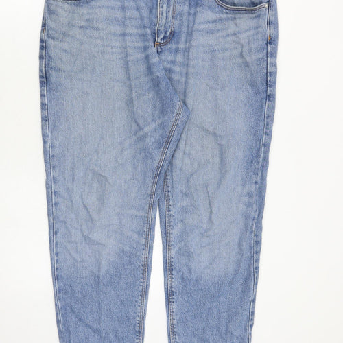 ASOS Womens Blue Cotton Skinny Jeans Size 38 in L30 in Regular Zip