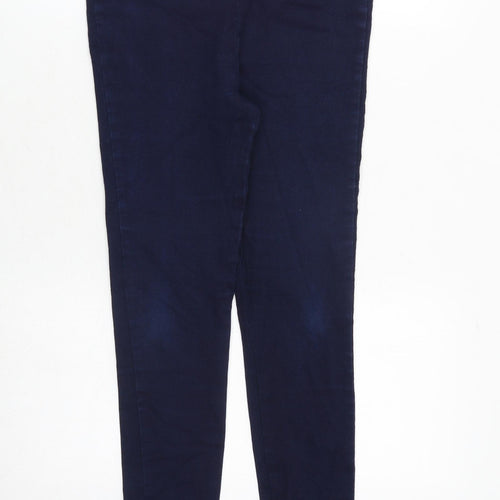Marks and Spencer Womens Blue Cotton Jegging Jeans Size 10 Regular