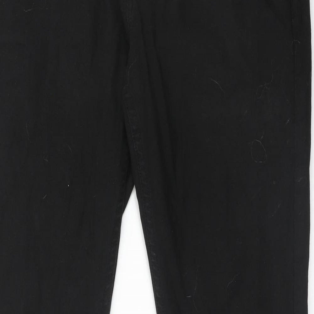 AllSaints Mens Black Cotton Skinny Jeans Size 30 in Regular Button