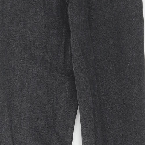 COLLUSION Womens Grey Cotton Straight Jeans Size 25 in L32 in Slim Zip