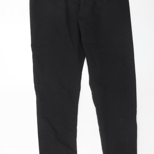 Dorothy Perkins Womens Black Cotton Skinny Jeans Size 16 Regular