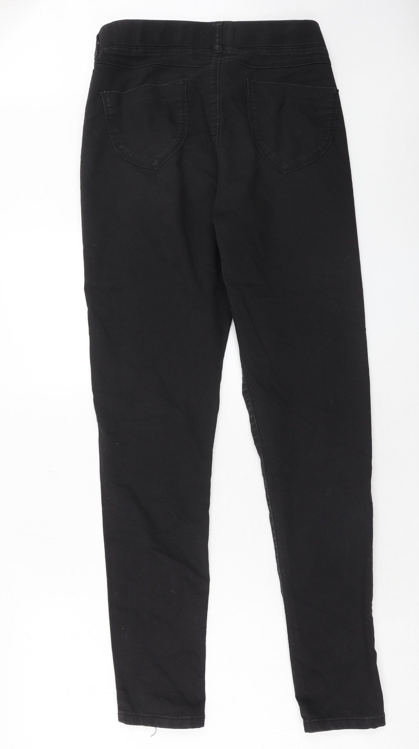 Dorothy Perkins Womens Black Cotton Skinny Jeans Size 16 Regular