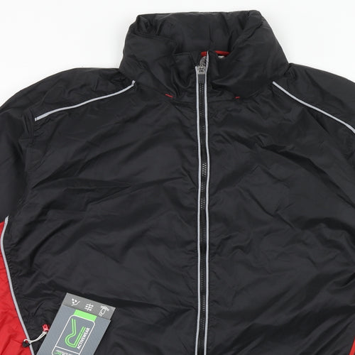 Regatta Mens Black Windbreaker Jacket Size XL Zip