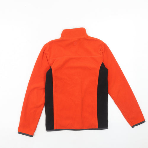 Mountain Warehouse Boys Orange Colourblock Jacket Size 7-8 Years Snap