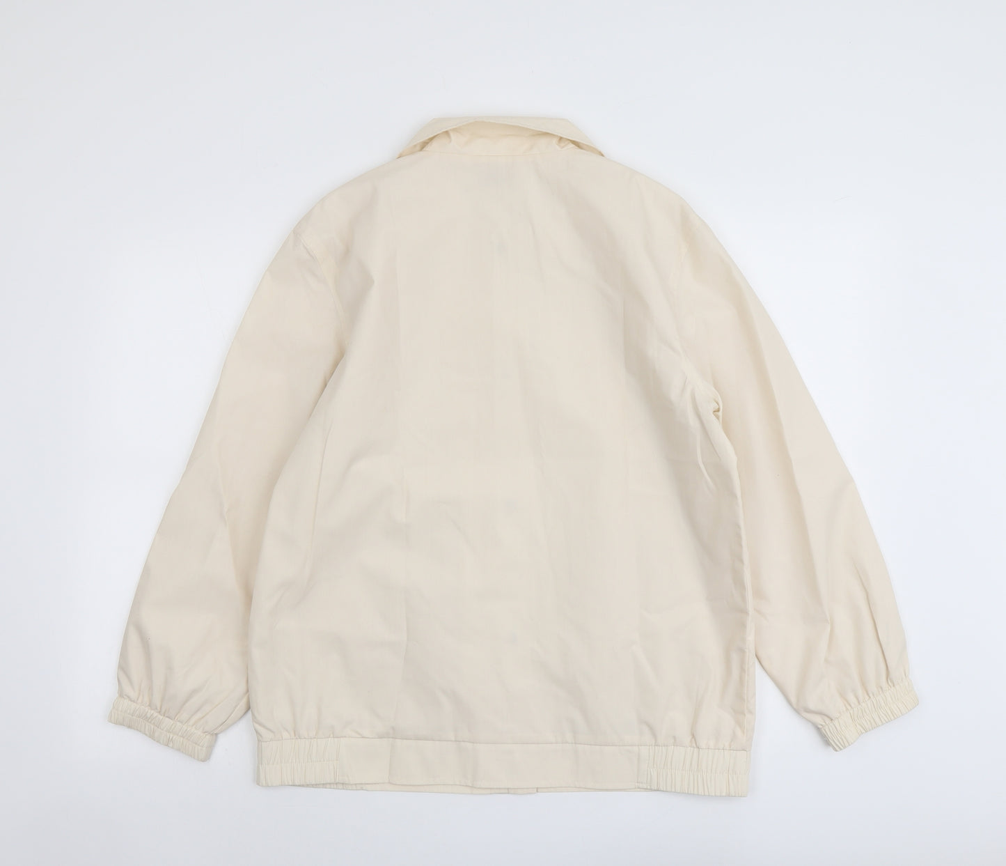 Damart Womens Beige Bomber Jacket Jacket Size 12 Snap