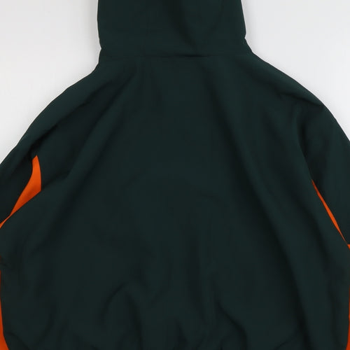 Topshop Womens Green Geometric Jacket Size M Zip