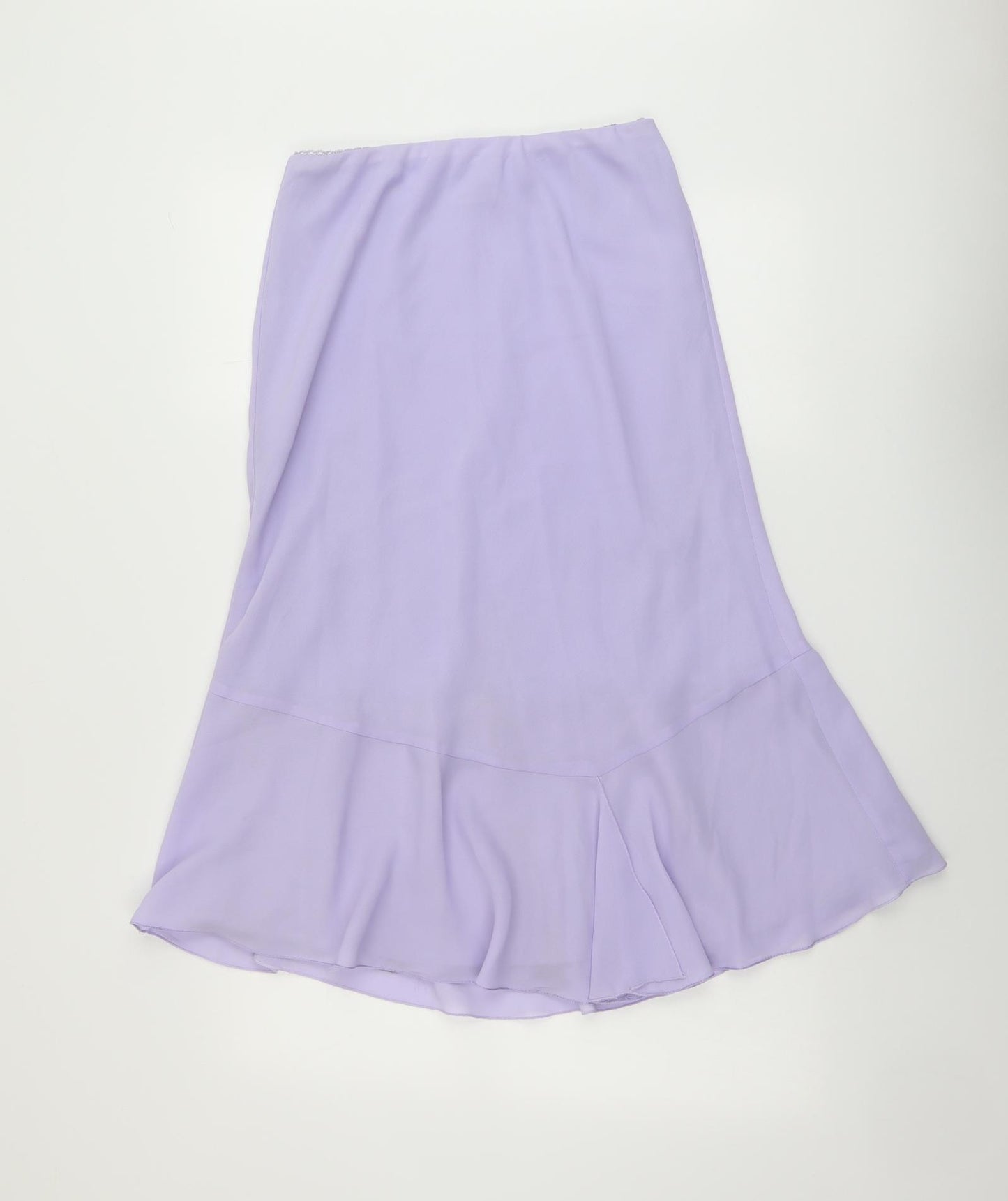Bonmarché Womens Purple Polyester Swing Skirt Size 12