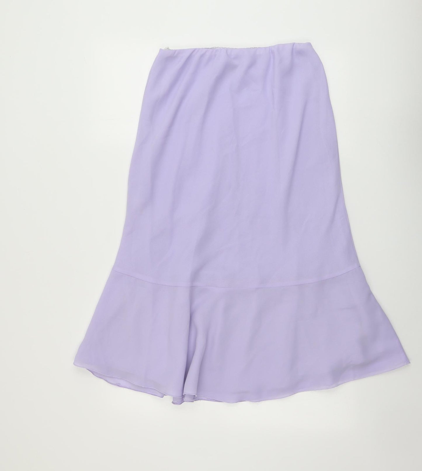 Bonmarché Womens Purple Polyester Swing Skirt Size 12