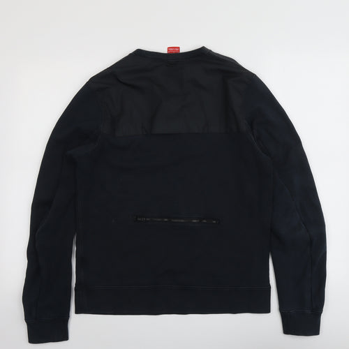 Nike Mens Black Cotton Pullover Sweatshirt Size S