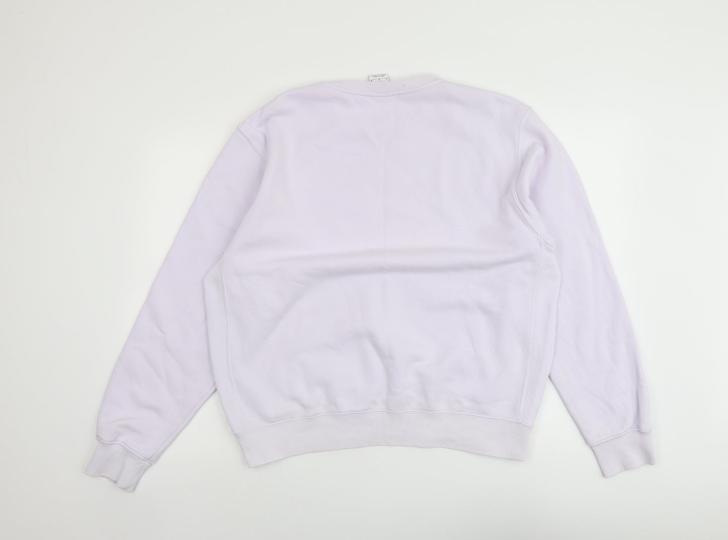 Nike Womens Purple Cotton Pullover Sweatshirt Size M Pullover