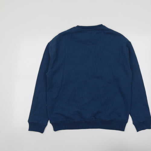 Marks and Spencer Boys Blue Cotton Pullover Sweatshirt Size 13-14 Years Pullover - NASA