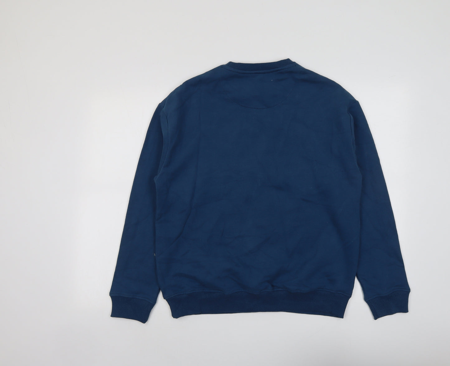 Marks and Spencer Boys Blue Cotton Pullover Sweatshirt Size 13-14 Years Pullover - NASA