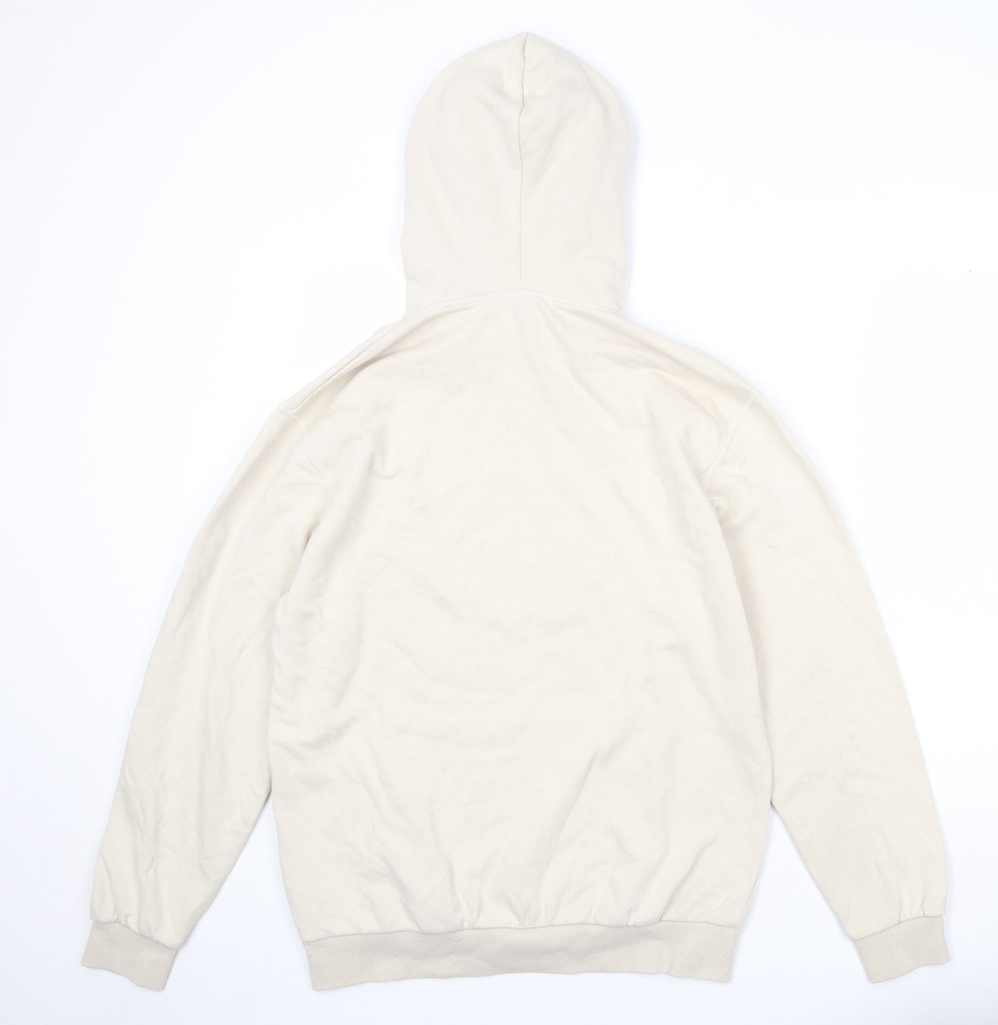 Divided by H&M Womens Beige Cotton Pullover Hoodie Size M Pullover