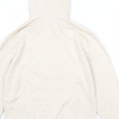 Divided by H&M Womens Beige Cotton Pullover Hoodie Size M Pullover