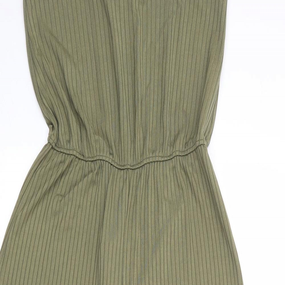 New Look Girls Green Polyester Jumpsuit One-Piece Size 14-15 Years Pullover - Ribbed
