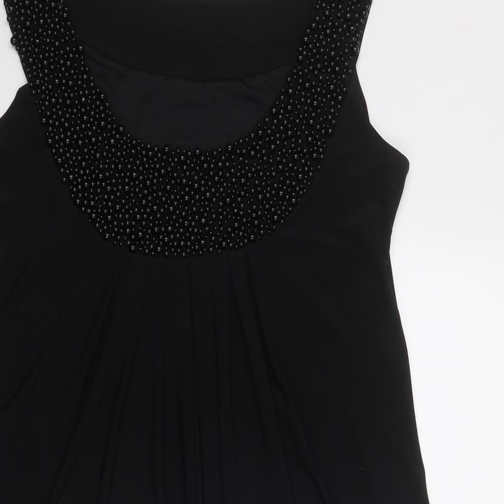 Butler & Wilson Womens Black Polyester Trapeze & Swing Size M Round Neck Pullover