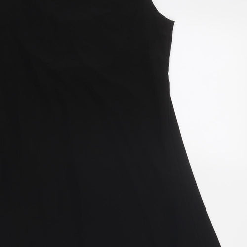 Butler & Wilson Womens Black Polyester Trapeze & Swing Size M Round Neck Pullover